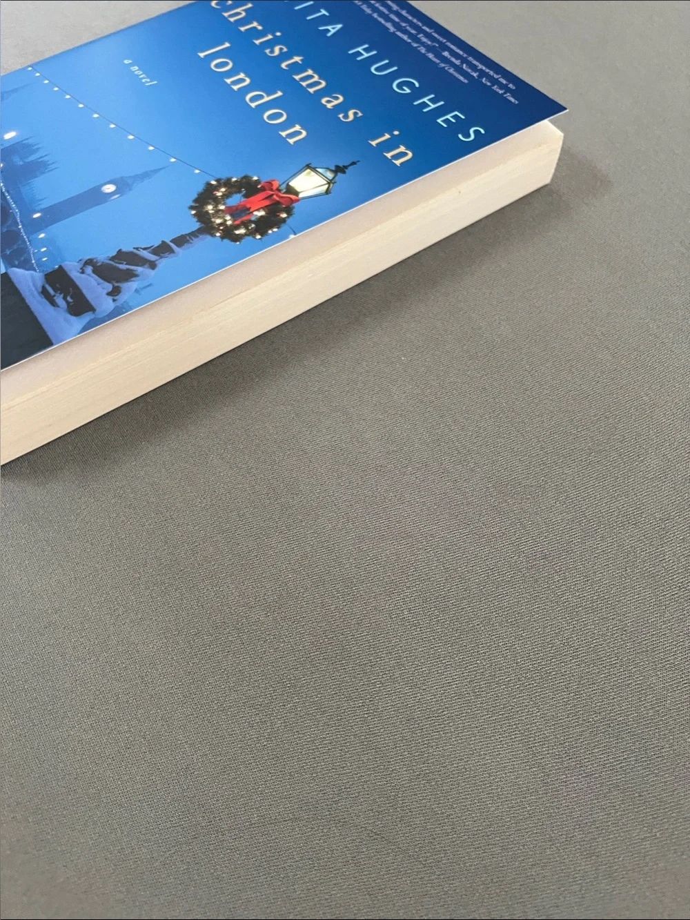 Christmas in London Hardcover Journal - Blue Cover